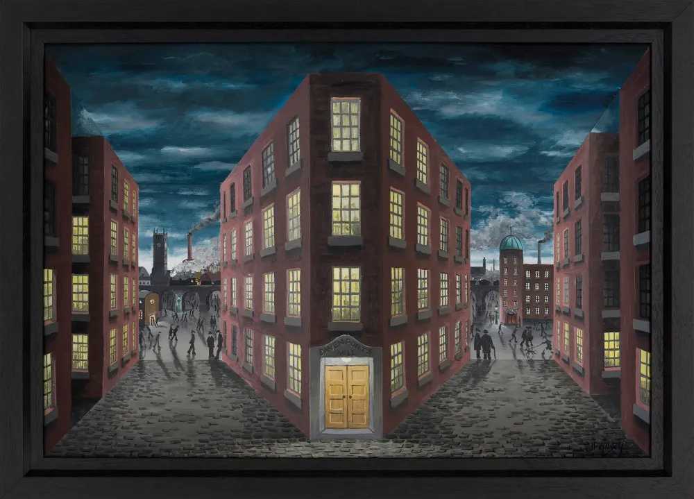 John D Wilson, ‘Night Shift (framed)’, 2017, Print, 3D Wall Sculpture, Castle Fine Art, Numbered, Framed