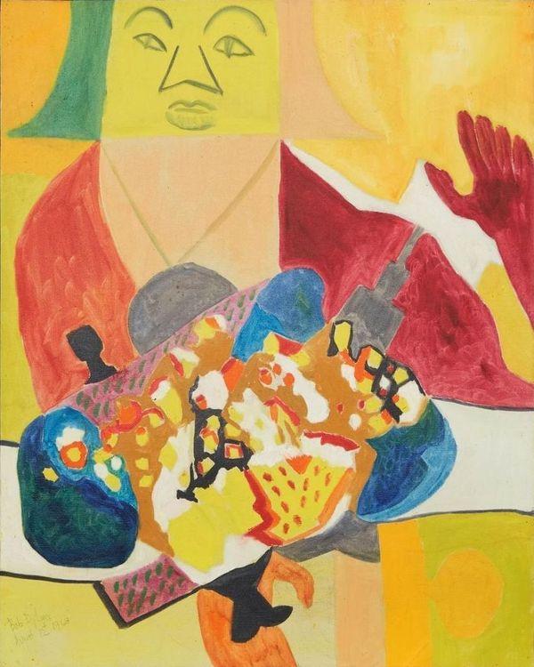 Signed oil on canvas, 1968 | Julien's Auctions