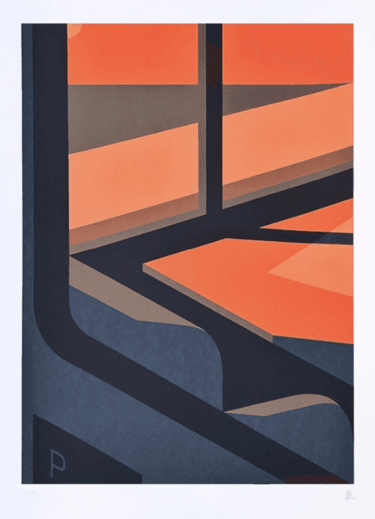 The Coast Starlight Train (Night)