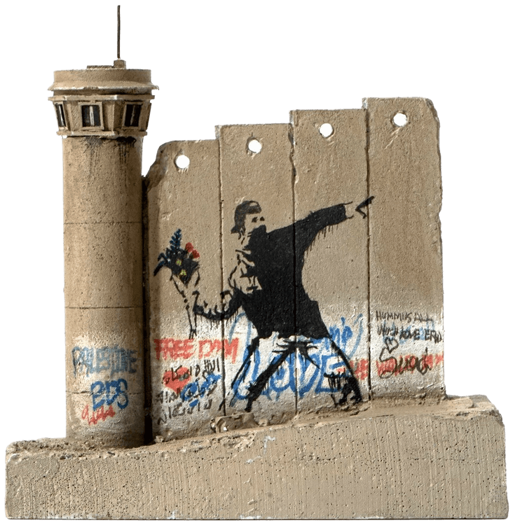 Defeated Souvenir Wall Four Part Watchtower (Flower Thrower)