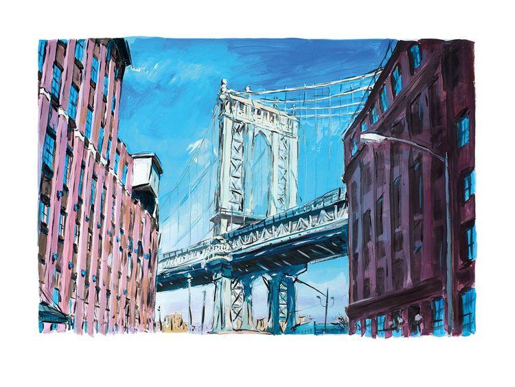 Manhattan Bridge, Downtown New York - Medium (2016)