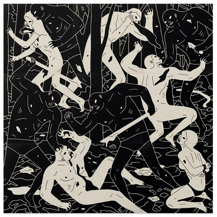 Judgement 9 Panel Print Set (Black & White)