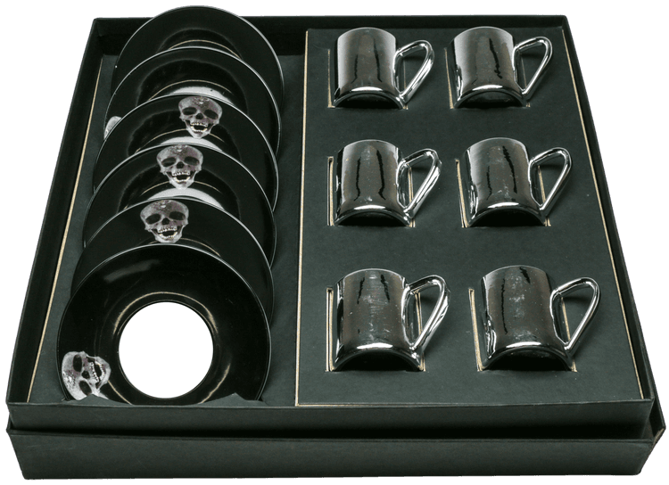 For the Love of God (Set of 6 Anamorphic Expresso Cups)