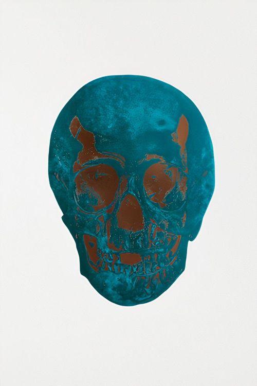The Dead (Turquoise Panama Copper Skull)