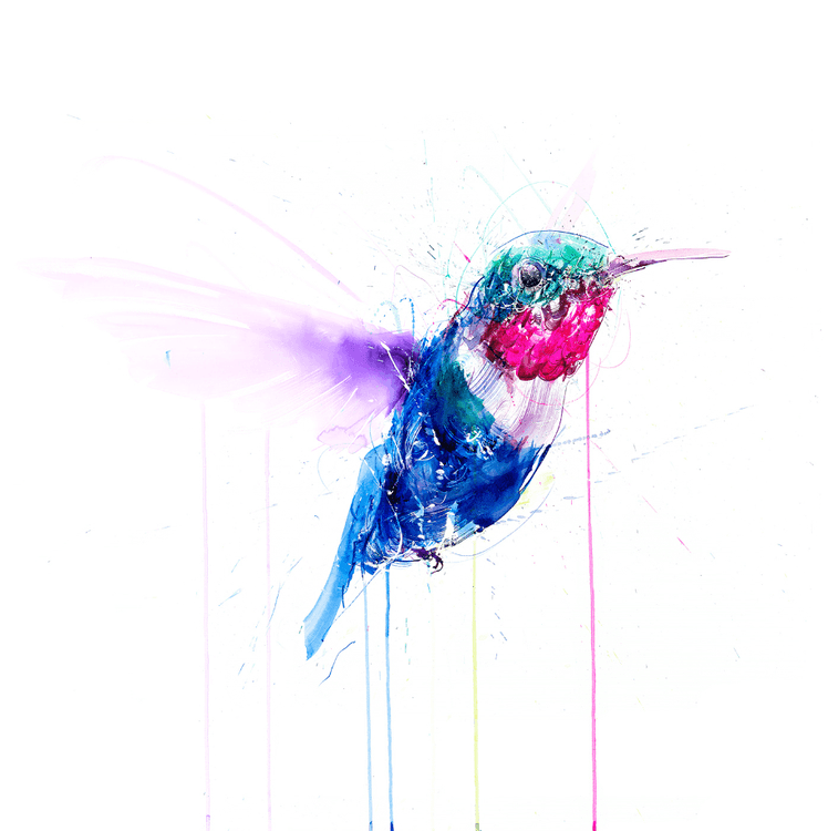 Hummingbird I (Hand Finished)