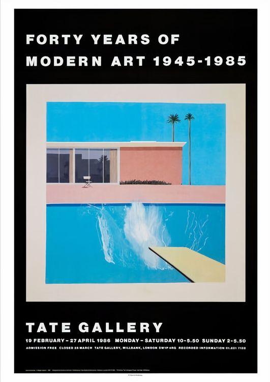 Forty Years of Modern Art 1986 (Vintage Exhibition Poster)