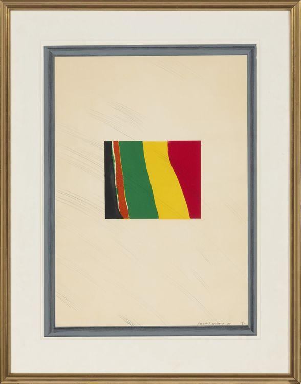Picture Of A Pointless Abstraction Framed Under Glass