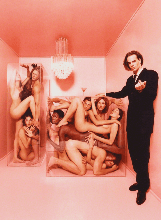 Joel West and Nudes in Plexiglas Boxes