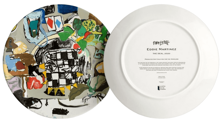 Artist Plate Project 2020 (Eddie Martinez)