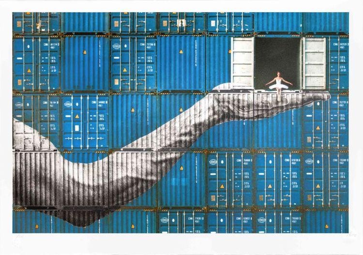 Ballerina in Containers, On the Edge, Le Havre, France, 2023