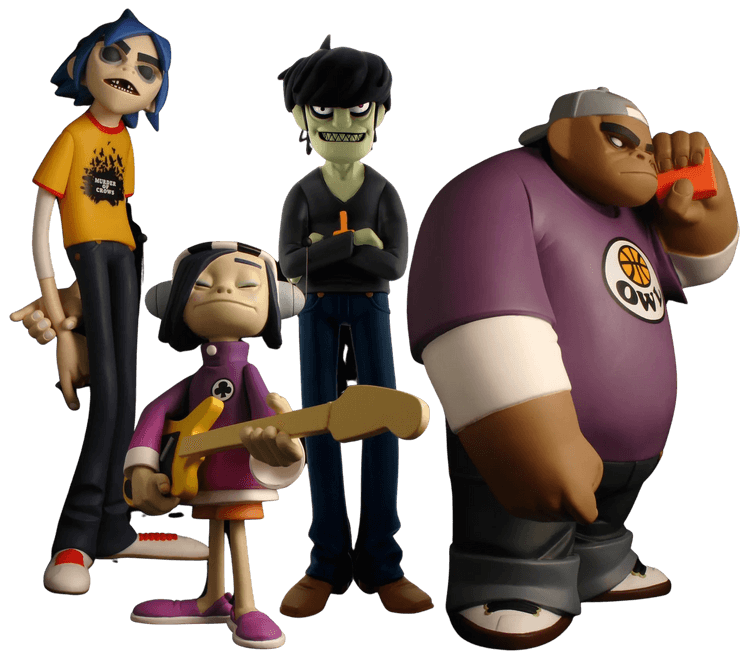 Kidrobot Gorillaz Figure Set Red 05