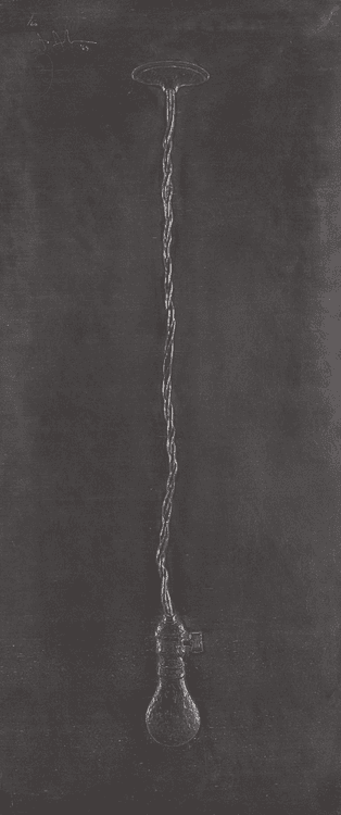 Light Bulb, from Lead Reliefs