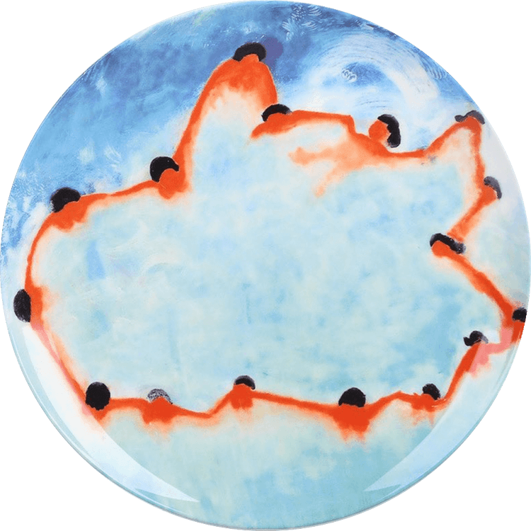 Artist Plate Project 2020 (Katherine Bradford)