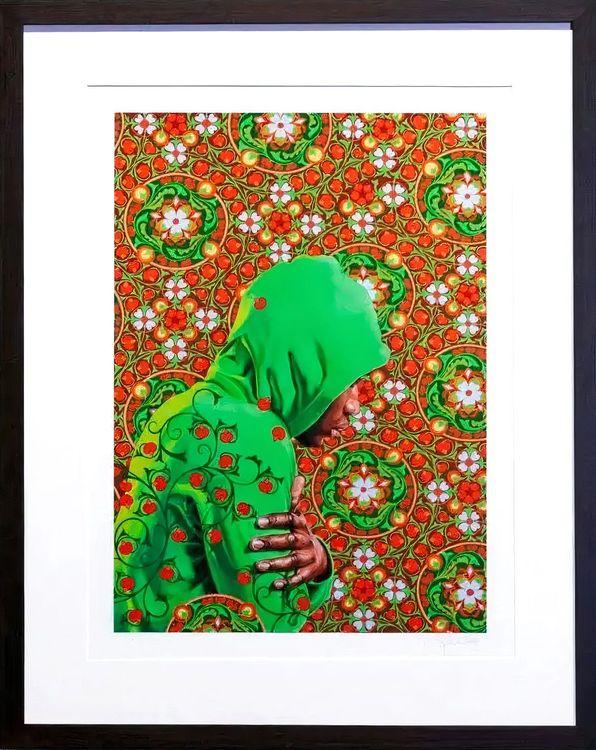 Head Of A Young Girl Veiled With Flowers
