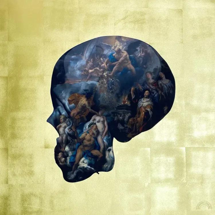 Time Is A Storm In Which We Are All Lost (Gold Leaf)