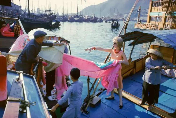 Tiger Morse in Peach on Boat 02, Hong Kong (Medium)