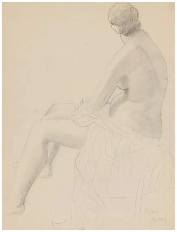 Nude with Drape