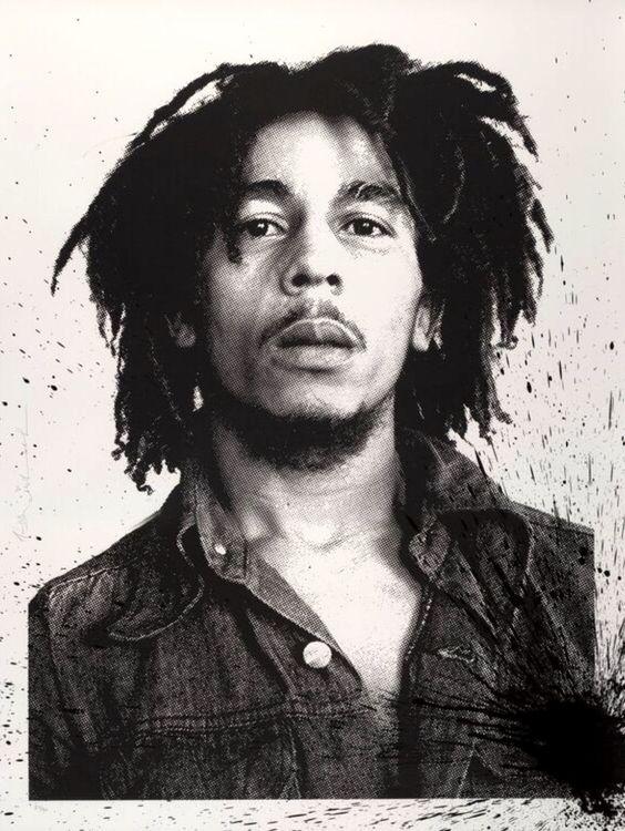 Happy Birthday Bob Marley - Buffalo Soldier (Black Splash)