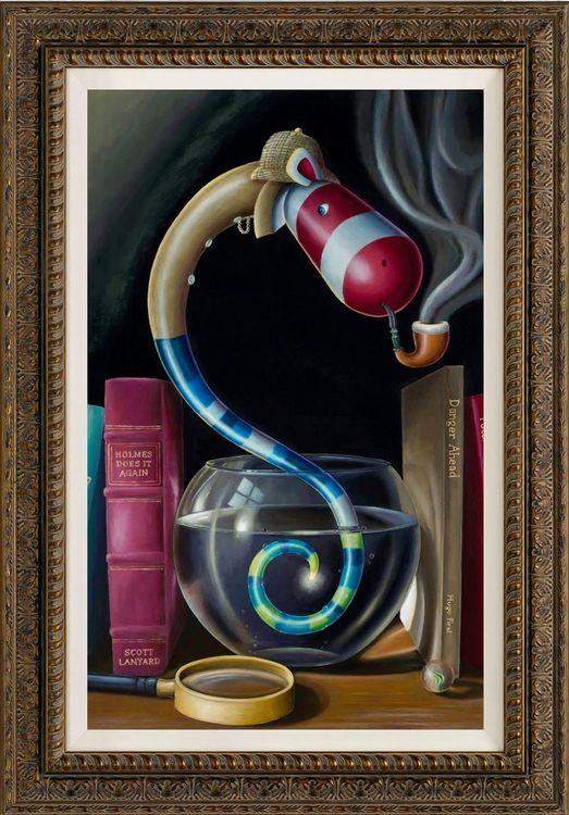 Edison’s Sherlock Sidewinder (Canvas on Board)
