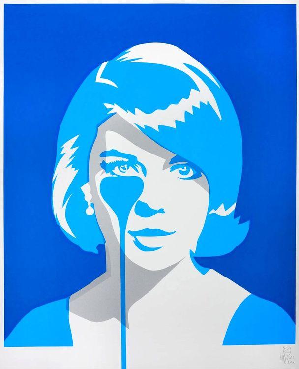 Natalie Wood - Christopher Walken's Nightmare - Double Exposure (Blue)
