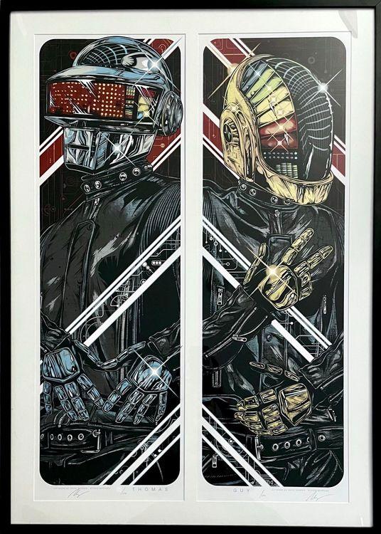 Daft Punk 'Guy & Thomas 2-Print Set' (Framed)