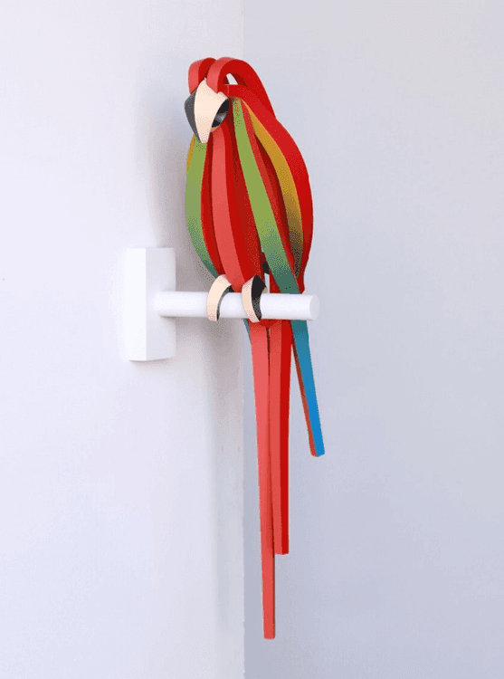 Hanging Parrot (Red)