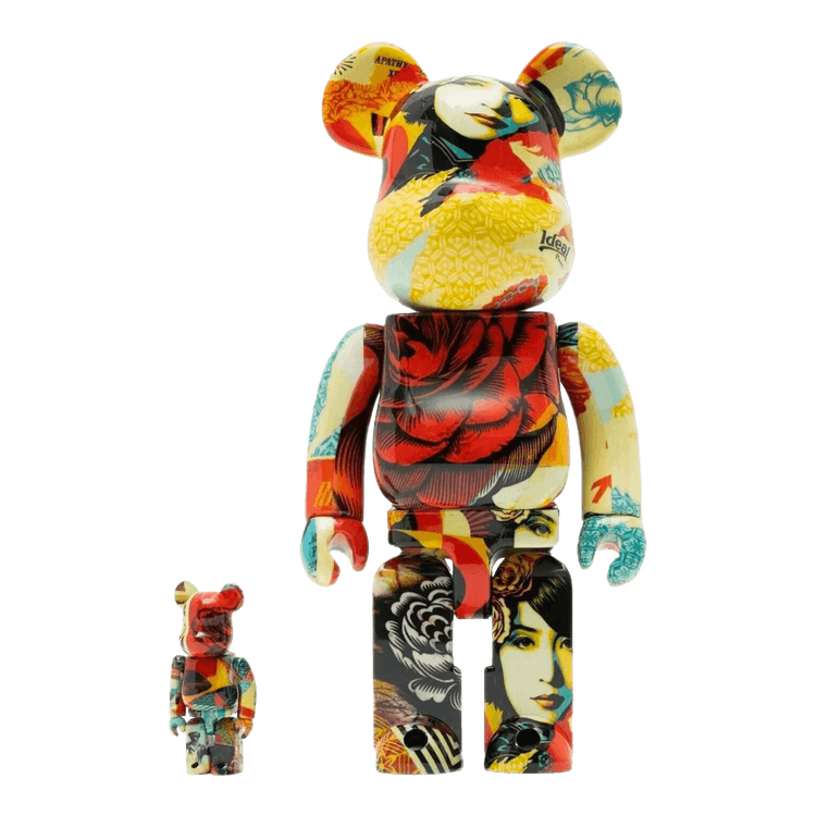 BEARBRICK Shepard Fairey DesignerCon Exclusive 400% + 100% Box Set