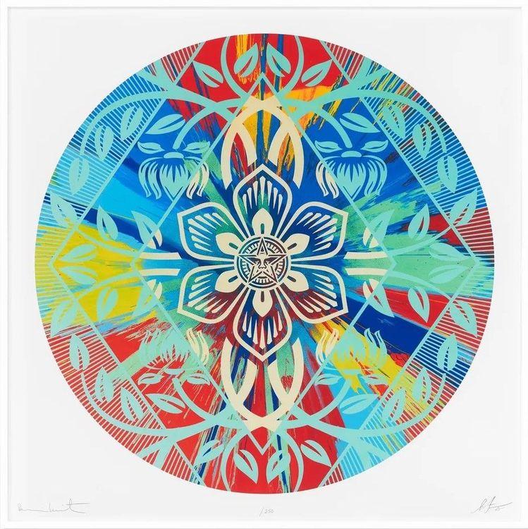 Beautiful Flower Diamond Spin Painting