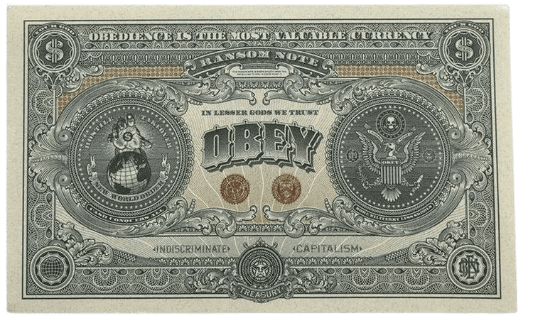 Two Sides Of Capitalism Bank Note (Green)