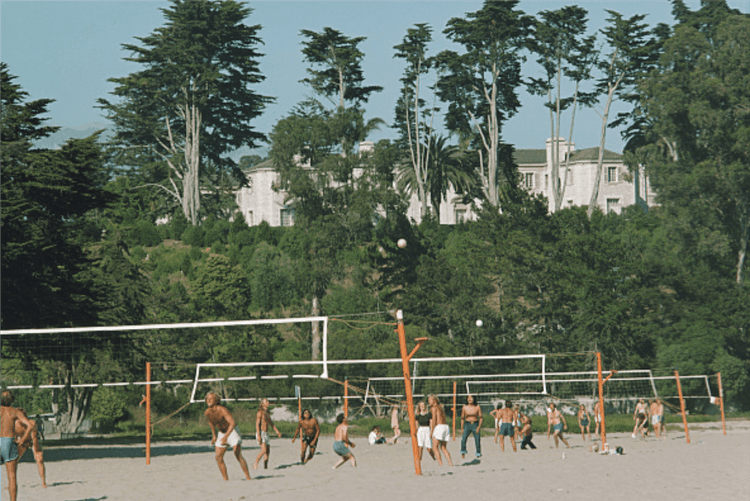 Volleyball In Santa Barbara, 1975 (Medium)