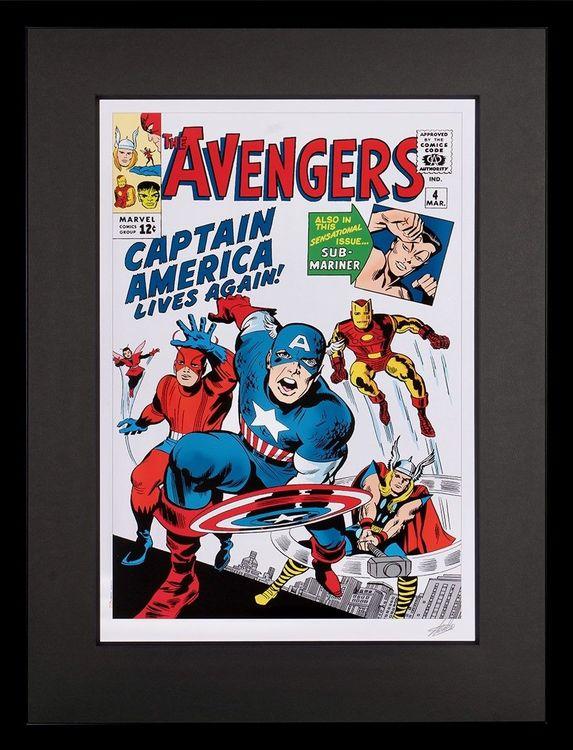 The Avengers #4 - Captain America Lives Again! (Giclee on paper)