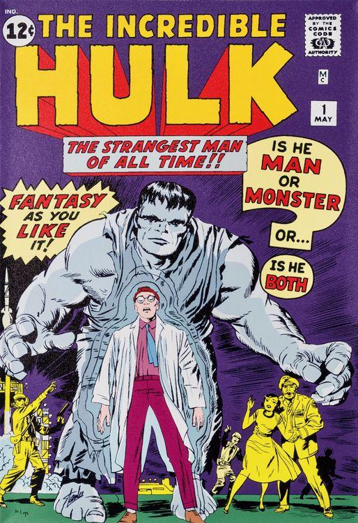 The Incredible Hulk #1 - The Strangest Man of All Time! - Boxed Canvas Edition