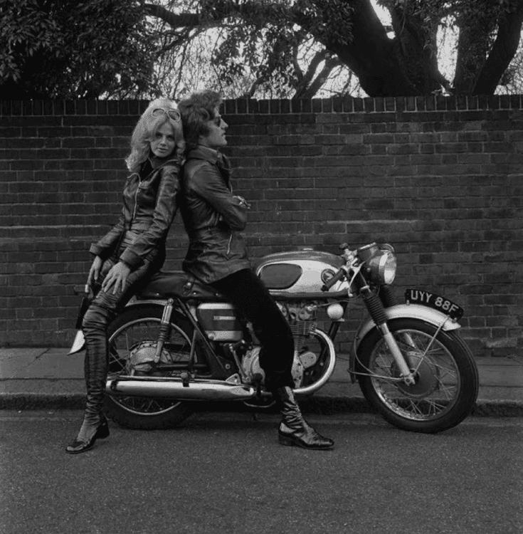 British Photographer Patrick Lichfield, the 5th Earl of Lichfield with Swedish Actress Britt Ekland