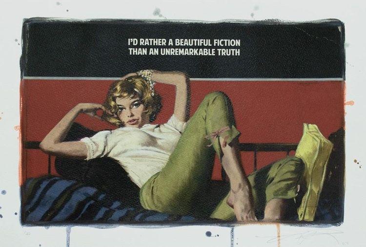 Beautiful Fiction (Hand Coloured) Small