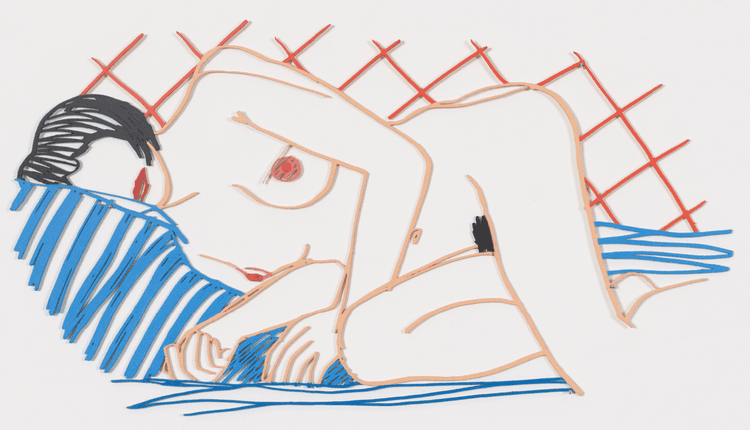 Monica Asleep on Blanket