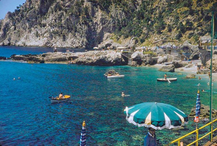 Swimmers In Capri