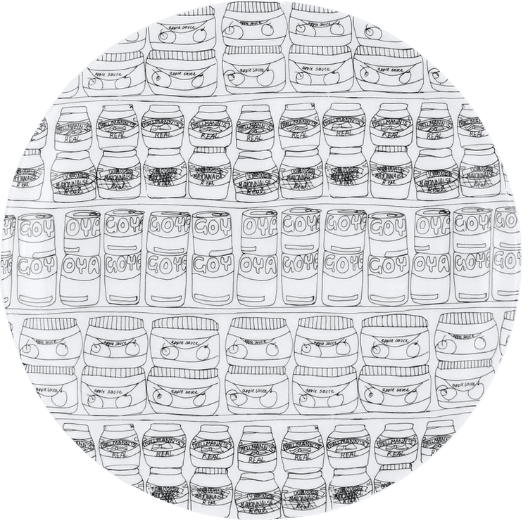Artist Plate Project 2025 (Tschabalala Self)