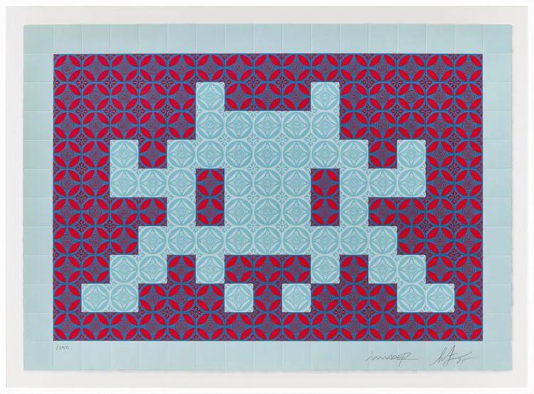 TT1-3 - Positive Space/Negative Space (Blue/Red)
