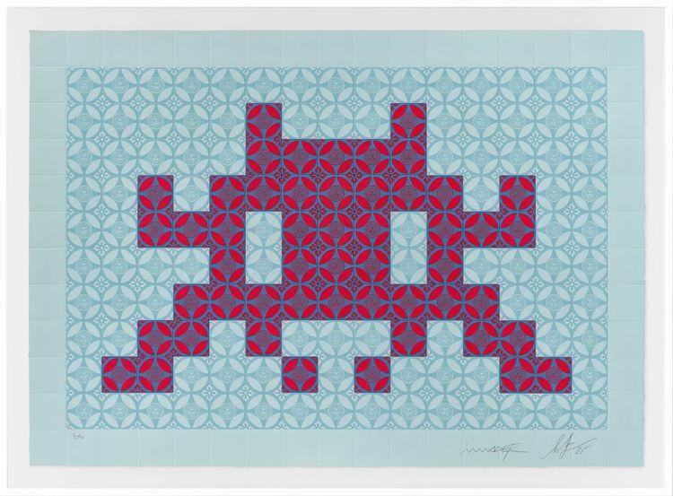TT1-2 - Positive Space/Negative Space (Red/Blue)