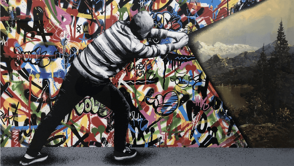 Martin Whatson | Behind The Curtain (Landscape Variant Reverse Martin Whatson | Behind The Curtain (Landscape Variant Reverse
